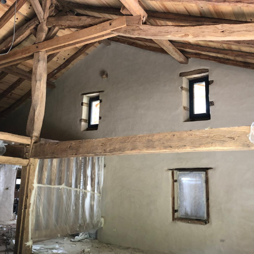 Poteaux, poutres, coffrage et ferraillage