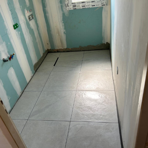 Pose de carrelage intérieur